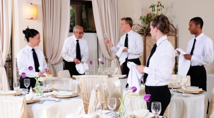 Виды обслуживания на банкетах