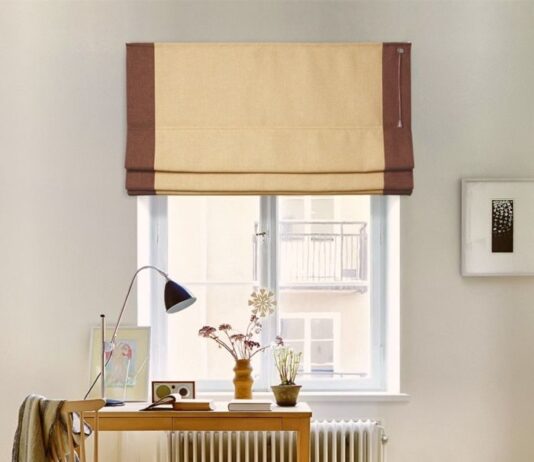 Римские шторы в интерьере